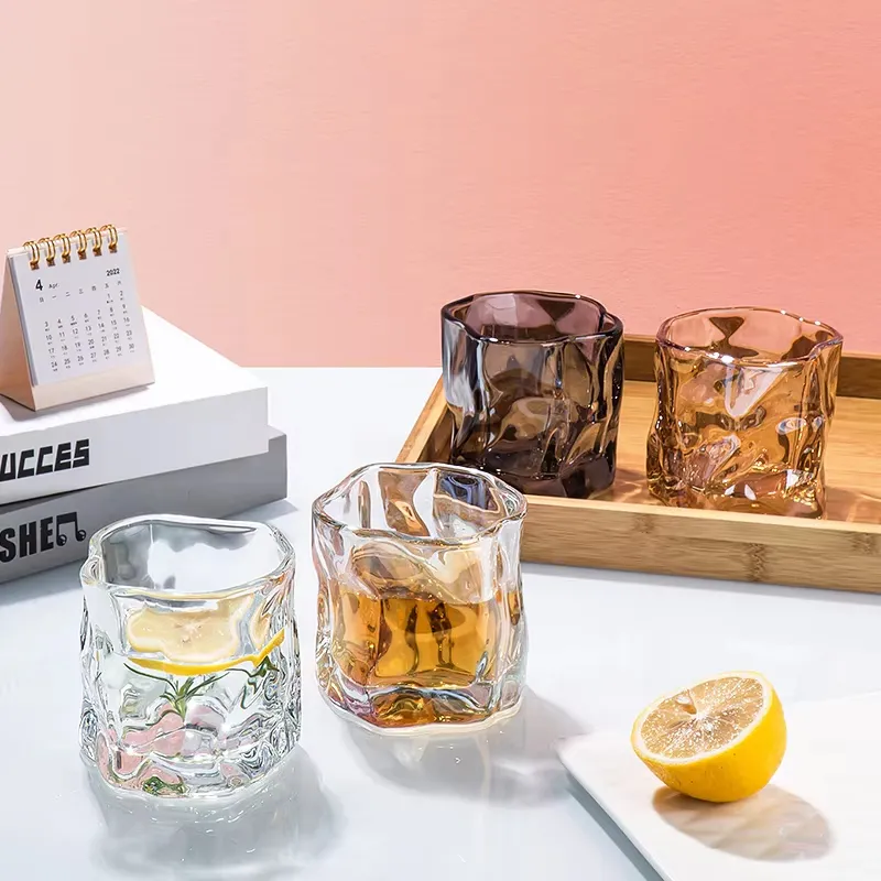Transparent Iceberg Glass Cup​ – Irregular Shape | Household Coffee Cup/Bar KTV 